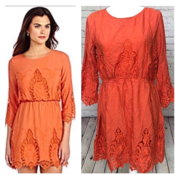 Gianni Bini Dresses & Skirts - NWT GIANNI BINI / orange lace dress.